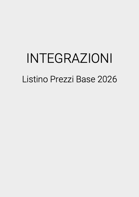 Fantini Cosmi - Lista de precios INTEGRAZIONI
