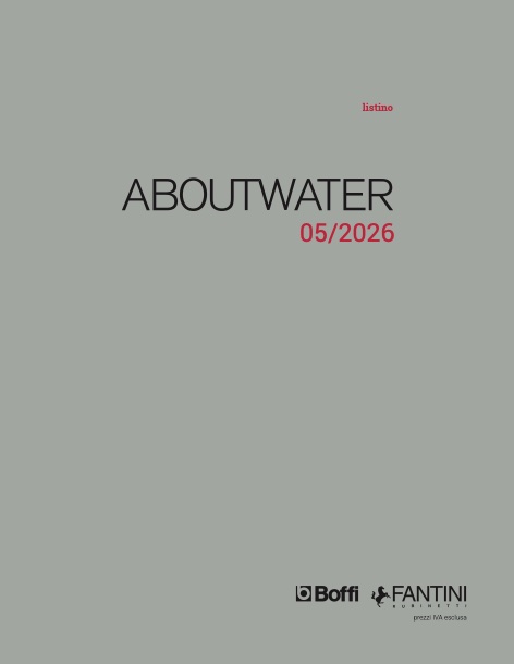 Fantini - Listino prezzi ABOUTWATER (Rev. 01)