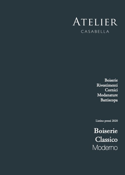 Atelier Casabella - Listino prezzi 2020