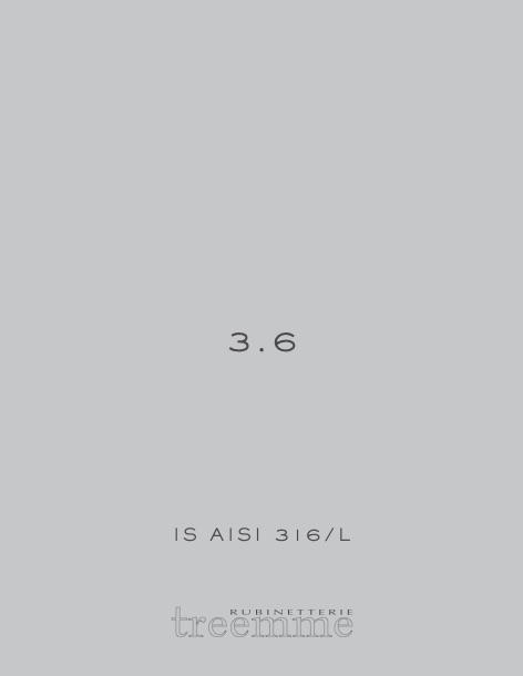 Rubinetterie Treemme - Katalog 3.6