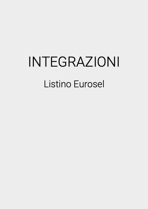 Poliedra - Listino prezzi INTEGRAZIONI