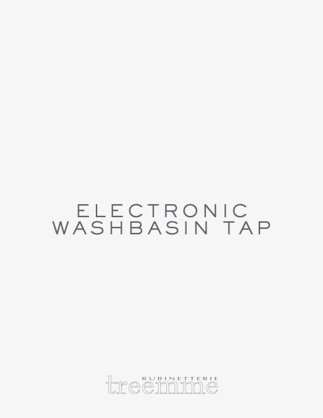 Rubinetterie Treemme - Catalogo Electronic Washbasin Tap
