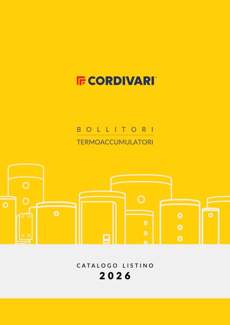 Cordivari - Liste de prix Listino Bollitori e Termoaccumulatori 2026
