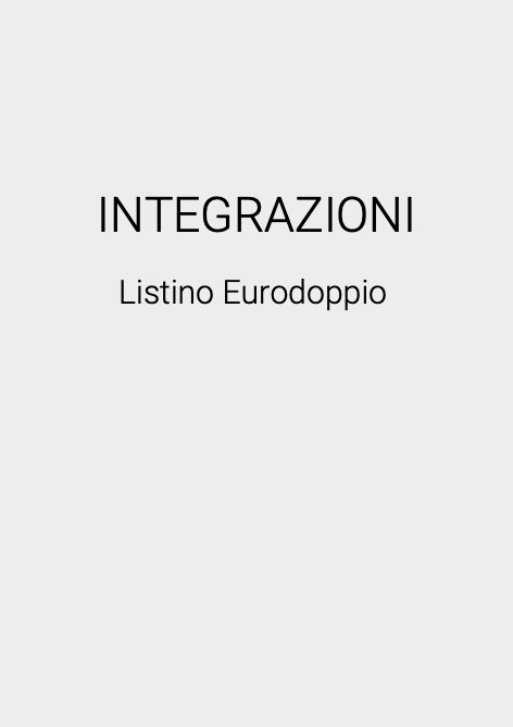 Poliedra - Listino prezzi INTEGRAZIONI