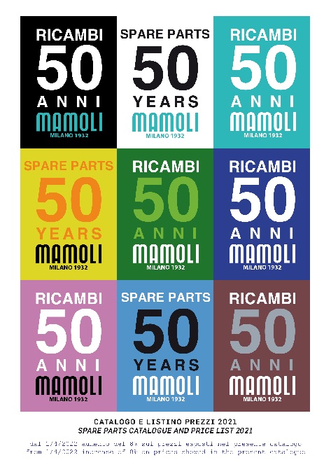 Mamoli - Прайс-лист Ricambi
