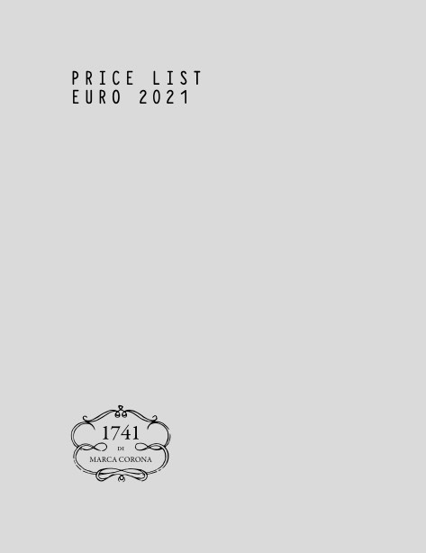 Marca Corona - Price list 2021