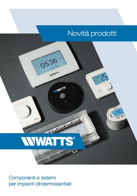 Watts - Liste de prix Novità prodotti