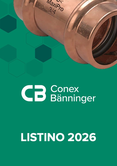 Conex Banninger - Liste de prix 2026