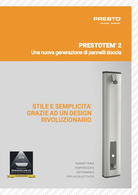 Presto - Catalogo Prestotem 2 - pannelli doccia