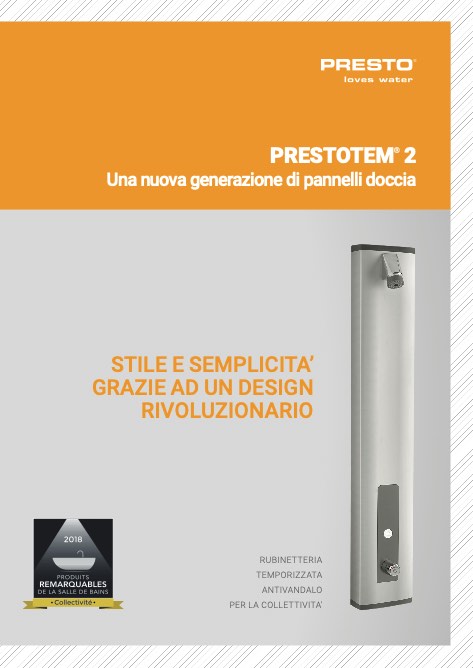 Presto - Catalogue Prestotem 2 - pannelli doccia