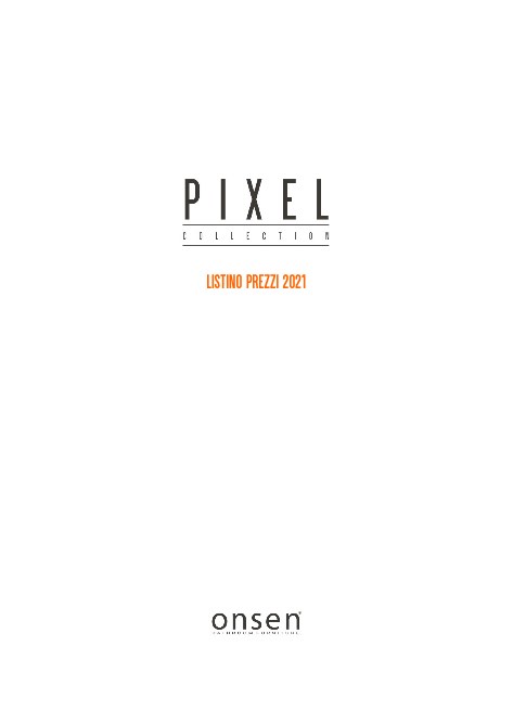Falegnameria Adriatica - Preisliste Onsen - Pixel
