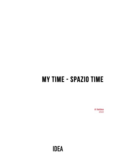 Idea Group - 价目表 MyTime - Spazio Time