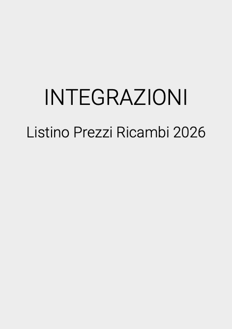 Fantini Cosmi - Lista de precios INTEGRAZIONI