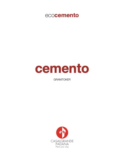 Casalgrande Padana - Catálogo cemento