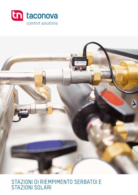 Taconova - Catalogue STAZIONI DI RIEMPIMENTO SERBATOI E STAZIONI SOLARI