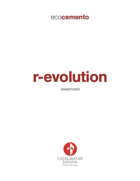 Casalgrande Padana - Catalogo r-evolution