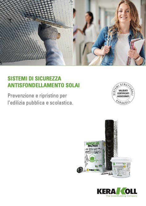 Kerakoll - Katalog SISTEMI DI SICUREZZA ANTISFONDELLAMENTO SOLAI