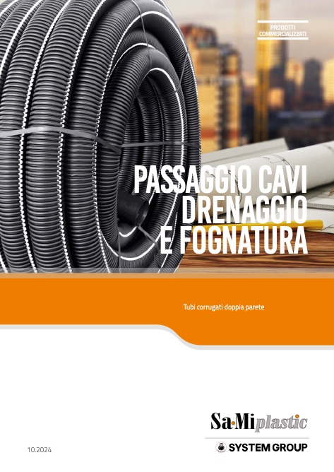Sa.Mi Plastic - 价目表 PASSAGGIO CAVI DRENAGGIO E FOGNATURA