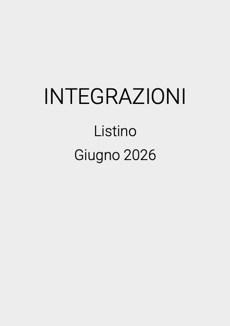 Sentinel - Listino prezzi INTEGRAZIONI