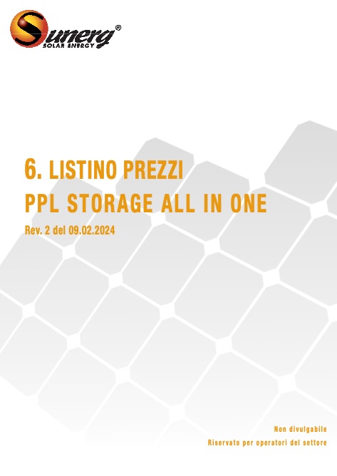 Sunerg - Liste de prix PPL STORAGE ALL IN ONE REV. 2