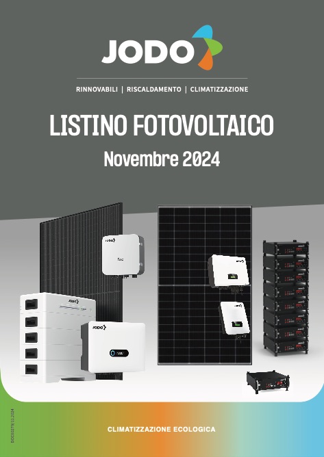 Jodo - Listino prezzi Fotovoltaico