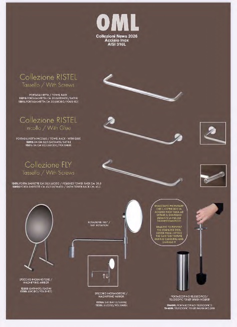Oml - 目录 COLLEZIONI NEWS 2026 - ACCIAIO INOX AISI 316L
