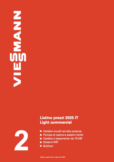 Viessmann - Listino prezzi 2 - Light commercial 2025