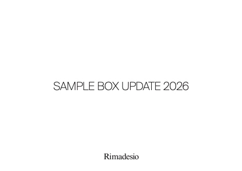 Rimadesio - Preisliste Sample box