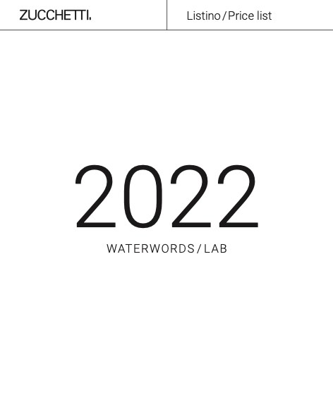 Zucchetti - Price list Waterwords/Lab