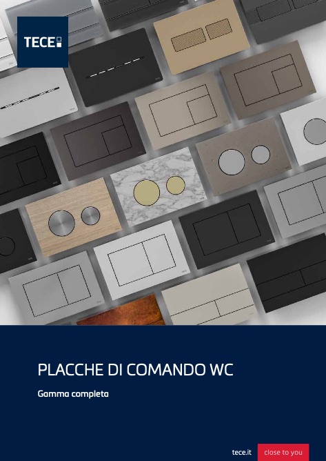 Tece - Catalogo Placche di comando WC