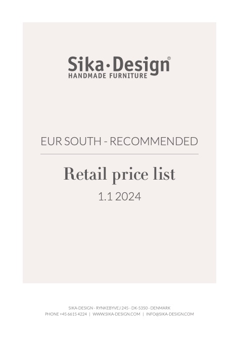 Sika Design - Liste de prix 1.1 2024