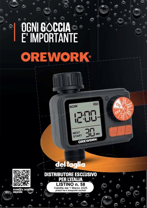 Del Taglia - Listino prezzi Orework