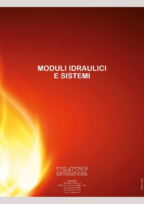 Imit Control System - 目录 Moduli idraulici e Sistemi