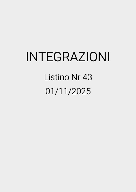 Icma - Listino prezzi Nr. 43