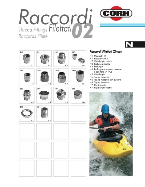Corh - Catalogo Raccordi filettati