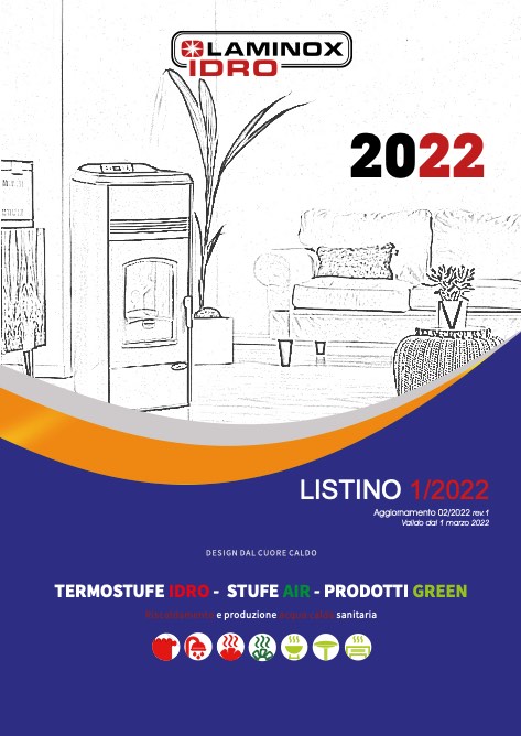 Laminox - Price list Termostufe 1/2022 (Agg.to 02/2022 rev.1)