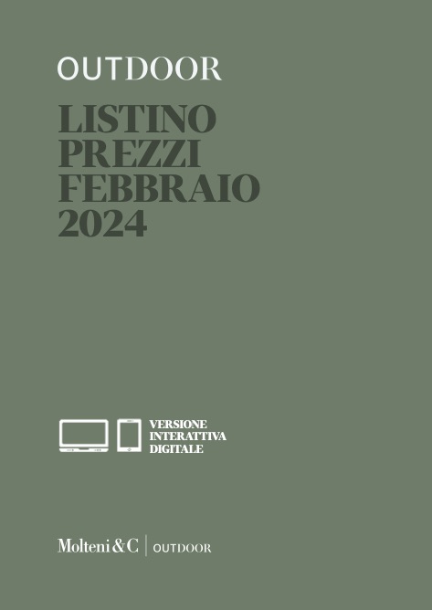 Molteni&C - Listino prezzi Outdoor