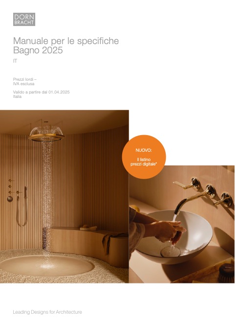 Dornbracht - Listino prezzi Bagno | Aprile 2025