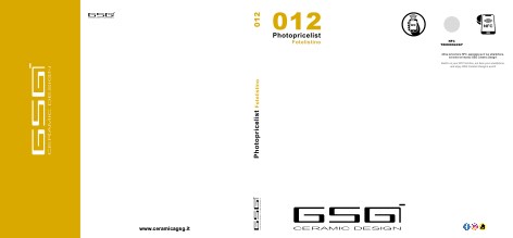 GSG - Listino prezzi 012