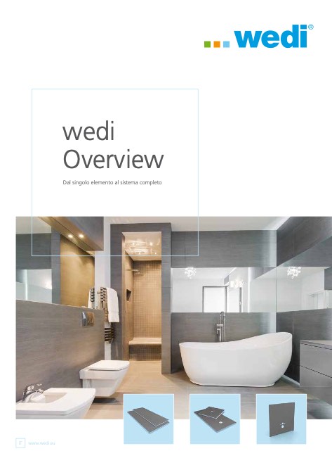 Wedi - Katalog OVERVIEW