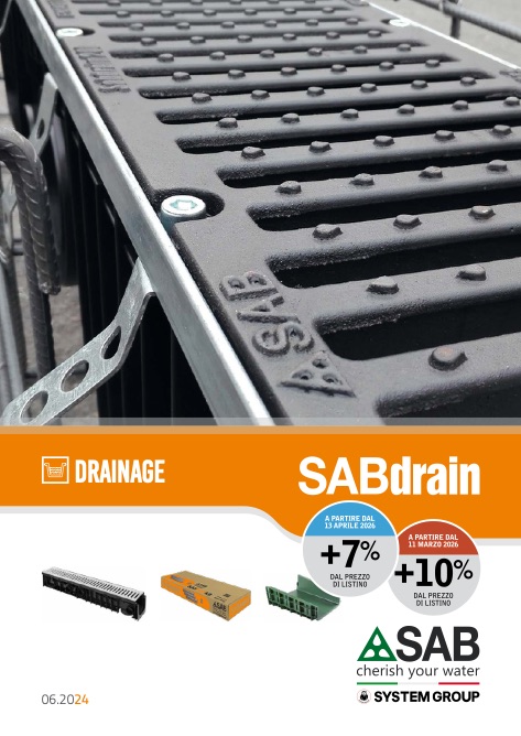 Sab - Liste de prix SABDRAIN