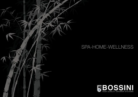 Bossini - Catalogue SPA-HOME-WELLNESS