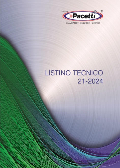 Pacetti - Listino prezzi 21-2024