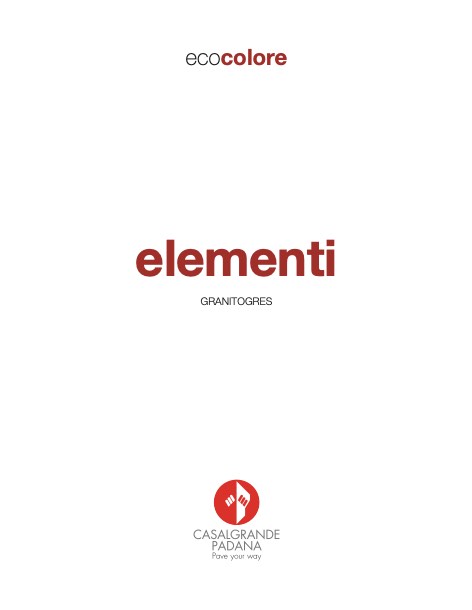 Casalgrande Padana - Catalogo elementi