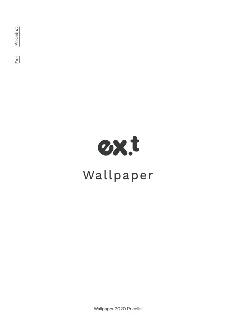 ex.t - Price list Wallpaper
