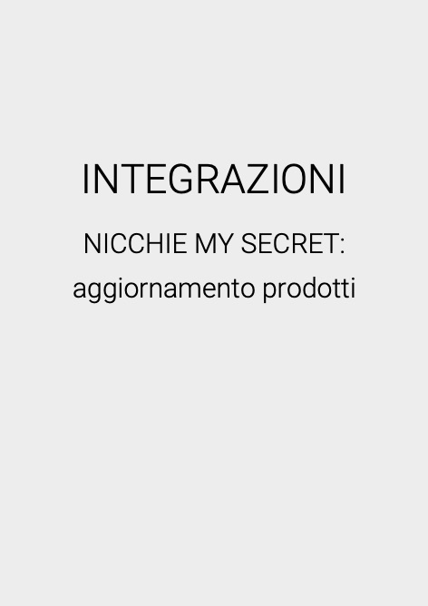 Inda - Liste de prix INTEGRAZIONI