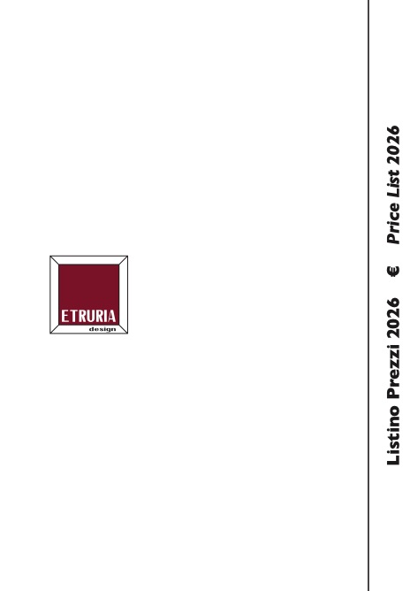Etruria - Listino prezzi 2026
