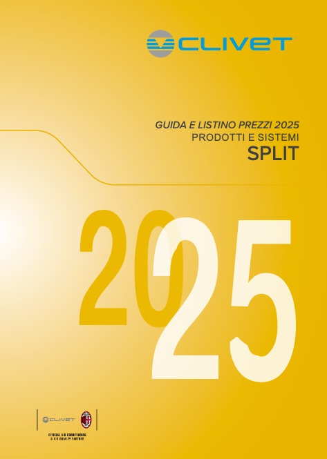 Clivet - Listino prezzi Split 2025