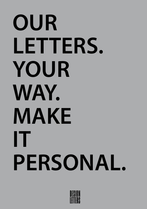 Design Letters - Catalogo Main catalogue
