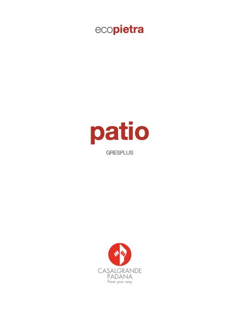 Casalgrande Padana - Catalogue patio